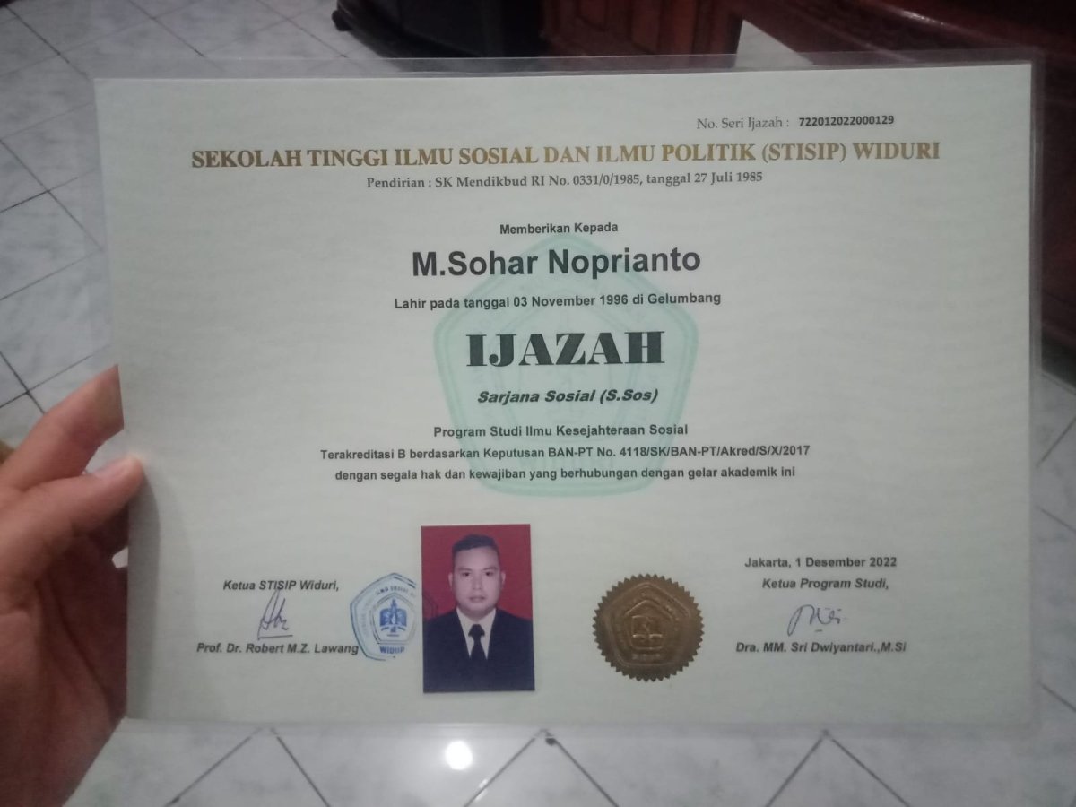 Stop Jual Beli Ijazah Di Masa Pemilu 2024